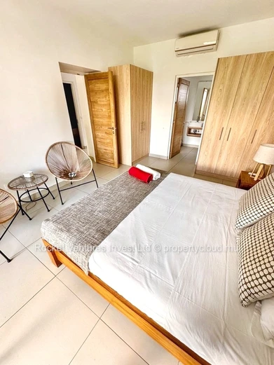 Duplex beachfront 4 bedrooms in Grand Gaube