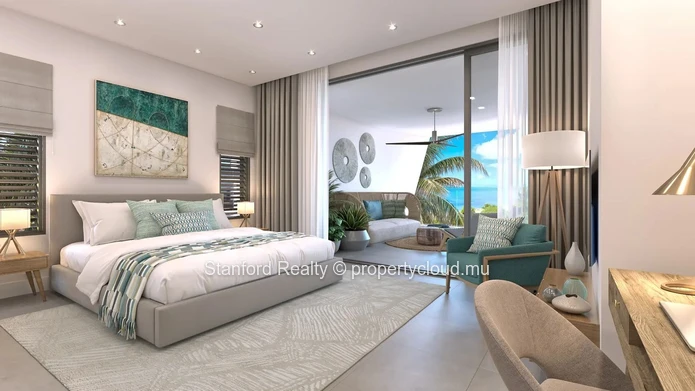 Prestigious Beachfront Penthouse for Sale – 3 En-Suite Bedrooms, Black River, West