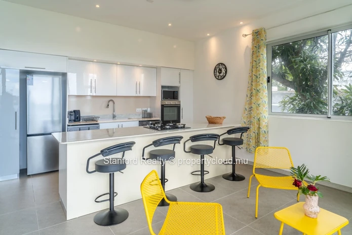 Beachfront Apartment for Sale – 2 En-Suite Bedrooms, Trou d’Eau Douce, East
