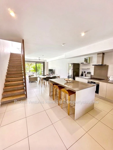 Duplex beachfront 4 bedrooms in Grand Gaube