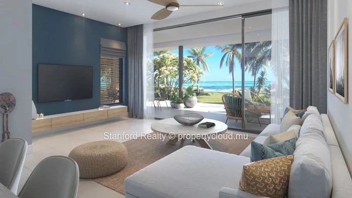 Beachfront Apartment for Sale – 3 Bedrooms, Black River, West