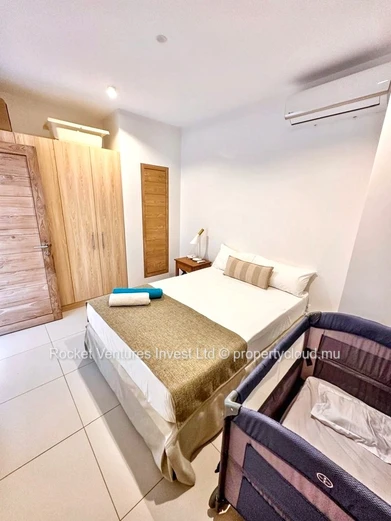 Duplex beachfront 4 bedrooms in Grand Gaube