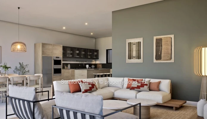 Beachfront Residence with Lagoon Access – 3 Bedrooms, Rivière Noire, West Coast